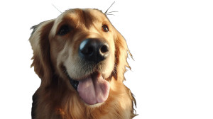 Golden Retriever In Car Vinyl Car Decal Sticker – Waterproof & UV-Resistant Golden Retriever In Car Vinyl Car Decal Sticker – Waterproof & UV-Resistant