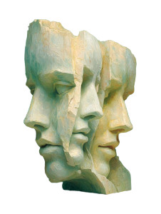 Evolving Consciousness Sculpture Vinyl Car Decal Sticker – Waterproof & UV-Resistant 