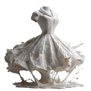 Milk Dress Woman Vinyl Car Decal Sticker – Waterproof & UV-Resistant Milk Dress Woman Vinyl Car Decal Sticker – Waterproof & UV-Resistant