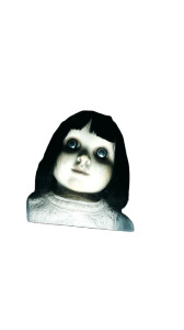 Creepy Doll Vinyl Car Decal Sticker – Waterproof & UV-Resistant Creepy Doll Vinyl Car Decal Sticker – Waterproof & UV-Resistant