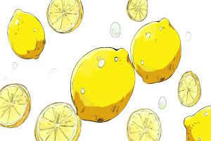 Cheerful Yellow Lemons Vinyl Car Decal Sticker – Waterproof & UV-Resistant 