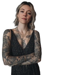 Tattooed Woman V3 Vinyl Car Decal Sticker – Waterproof & UV-Resistant Tattooed Woman V3 Vinyl Car Decal Sticker – Waterproof & UV-Resistant