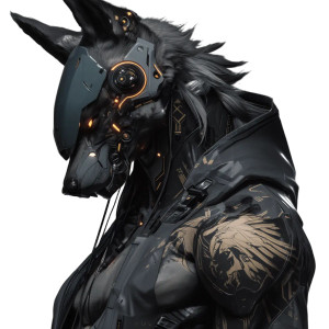 Cybernetic Dingo Hybrid Vinyl Car Decal Sticker – Waterproof & UV-Resistant Cybernetic Dingo Hybrid Vinyl Car Decal Sticker – Waterproof & UV-Resistant