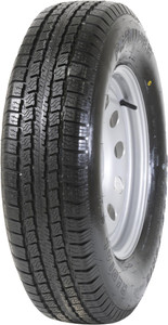 Taskmaster | 15" Modular Tire/Wheel Assembly ST205 x 75R15 | Steel Construction, Rated 81 MPH, Superior Traction and Strength