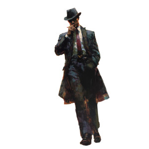 1920S Journalist Vinyl Car Decal Sticker – Waterproof & UV-Resistant 