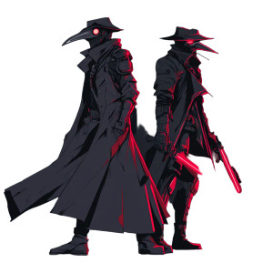 Plague Doctor Robot Vinyl Car Decal Sticker – Waterproof & UV-Resistant Plague Doctor Robot Vinyl Car Decal Sticker – Waterproof & UV-Resistant