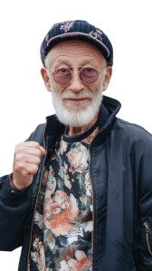 Stylish Elderly Man V5 Vinyl Car Decal Sticker – Waterproof & UV-Resistant Stylish Elderly Man V5 Vinyl Car Decal Sticker – Waterproof & UV-Resistant