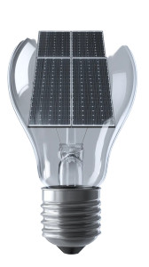 Solar Panel Bulb Vinyl Car Decal Sticker – Waterproof & UV-Resistant 