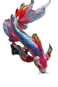 Dragon Koi Fusion Vinyl Car Decal Sticker – Waterproof & UV-Resistant Dragon Koi Fusion Vinyl Car Decal Sticker – Waterproof & UV-Resistant