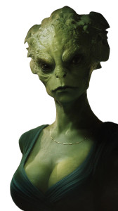 Mutant Frog Woman Vinyl Car Decal Sticker – Waterproof & UV-Resistant 