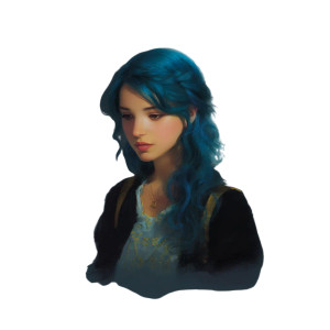 Blue Haired Girl V5 Vinyl Car Decal Sticker – Waterproof & UV-Resistant Blue Haired Girl V5 Vinyl Car Decal Sticker – Waterproof & UV-Resistant