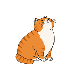 Fat Tabby Cat Vinyl Car Decal Sticker – Waterproof & UV-Resistant Fat Tabby Cat Vinyl Car Decal Sticker – Waterproof & UV-Resistant