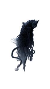 Spectral Feline Creature Vinyl Car Decal Sticker – Waterproof & UV-Resistant 