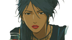 Sad Anime Woman V2 Vinyl Car Decal Sticker – Waterproof & UV-Resistant 