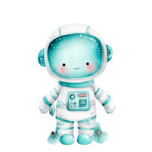 Boho Doodle Astronaut Vinyl Car Decal Sticker – Waterproof & UV-Resistant 