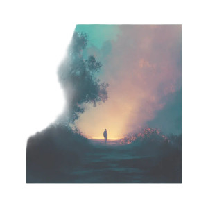 Solitary Light Walker Vinyl Car Decal Sticker – Waterproof & UV-Resistant 