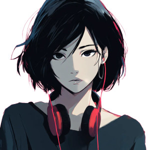 Urban Anime Woman Vinyl Car Decal Sticker – Waterproof & UV-Resistant Urban Anime Woman Vinyl Car Decal Sticker – Waterproof & UV-Resistant