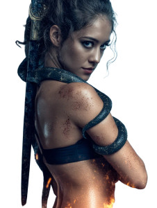 Battle-Stained Cosplayer Vinyl Car Decal Sticker – Waterproof & UV-Resistant 