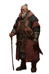 Mongolian Strategist Portrait Vinyl Car Decal Sticker – Waterproof & UV-Resistant 