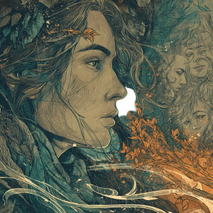 Celtic Goddess Rising Vinyl Car Decal Sticker – Waterproof & UV-Resistant 