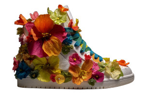 Floral Sneaker Art Vinyl Car Decal Sticker – Waterproof & UV-Resistant Floral Sneaker Art Vinyl Car Decal Sticker – Waterproof & UV-Resistant