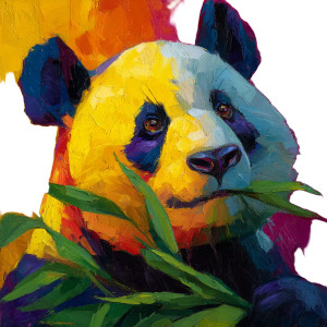 Panda Art Vinyl Car Decal Sticker – Waterproof & UV-Resistant 