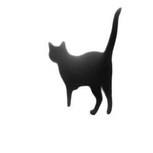 Silhouette Cat V2 Vinyl Car Decal Sticker – Waterproof & UV-Resistant 