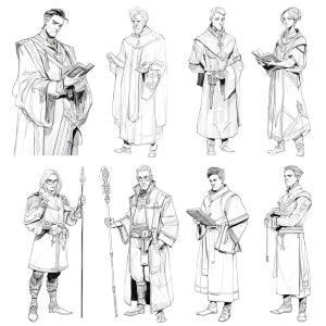 Divine D&D Cleric Vinyl Car Decal Sticker – Waterproof & UV-Resistant 