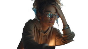 Frustrated Office Worker V7 Vinyl Car Decal Sticker – Waterproof & UV-Resistant 