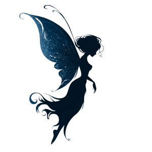 Fairy Logo Vinyl Car Decal Sticker – Waterproof & UV-Resistant 