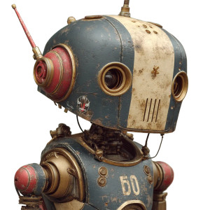 Robot Head Vinyl Car Decal Sticker – Waterproof & UV-Resistant 