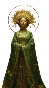 Chinese Goddess V3 Vinyl Car Decal Sticker – Waterproof & UV-Resistant 