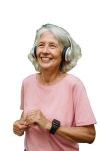 Happy Elderly Woman V5 Vinyl Car Decal Sticker – Waterproof & UV-Resistant Happy Elderly Woman V5 Vinyl Car Decal Sticker – Waterproof & UV-Resistant