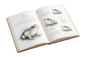 Frog Anatomy Studies Vinyl Car Decal Sticker – Waterproof & UV-Resistant 