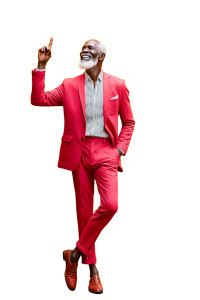 Man In Red Suit V6 Vinyl Car Decal Sticker – Waterproof & UV-Resistant 