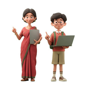 Dystopian Teacher Student Vinyl Car Decal Sticker – Waterproof & UV-Resistant 