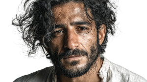 Charismatic Arab Man Vinyl Car Decal Sticker – Waterproof & UV-Resistant 