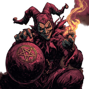 Evil Jester Bomb Vinyl Car Decal Sticker – Waterproof & UV-Resistant 