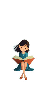 Girl Reading Book V7 Vinyl Car Decal Sticker – Waterproof & UV-Resistant 