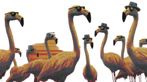Stylish Flamingos Sunset Vinyl Car Decal Sticker – Waterproof & UV-Resistant Stylish Flamingos Sunset Vinyl Car Decal Sticker – Waterproof & UV-Resistant