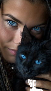 Goth Queen Portrait Vinyl Car Decal Sticker – Waterproof & UV-Resistant 