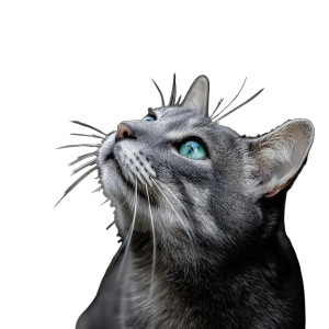Curious Cat V2 Vinyl Car Decal Sticker – Waterproof & UV-Resistant Curious Cat V2 Vinyl Car Decal Sticker – Waterproof & UV-Resistant