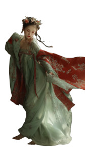 Bohemian Chinese Beauty Vinyl Car Decal Sticker – Waterproof & UV-Resistant 