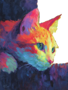 Adorable Cat Artwork Vinyl Car Decal Sticker – Waterproof & UV-Resistant 