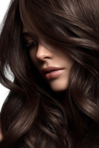 Chocolate Wavy Hair V2 Vinyl Car Decal Sticker – Waterproof & UV-Resistant 