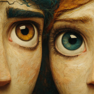 Big Sad Eyes Vinyl Car Decal Sticker – Waterproof & UV-Resistant 