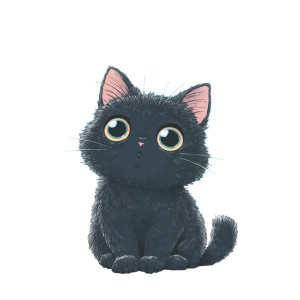 Cartoon Black Cat V4 Vinyl Car Decal Sticker – Waterproof & UV-Resistant Cartoon Black Cat V4 Vinyl Car Decal Sticker – Waterproof & UV-Resistant