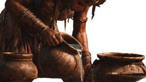 Neolithic Water Carrier Vinyl Car Decal Sticker – Waterproof & UV-Resistant 