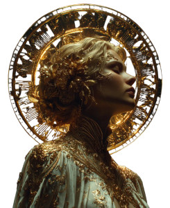 Divine Greek Goddess Vinyl Car Decal Sticker – Waterproof & UV-Resistant 