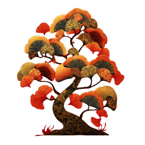 Ancient Bonsai Tree V2 Vinyl Car Decal Sticker – Waterproof & UV-Resistant 